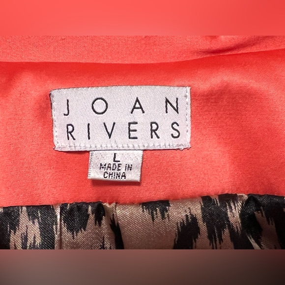 JOAN Rivers ORANGE Trench Coat WOMEN L - Picture 7 of 15
